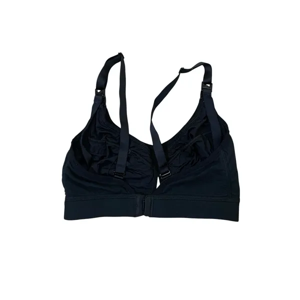 Simple Wishes Hands Free Pumping Bra Black‎ Full Cup Nursing Bra Small - Image 2