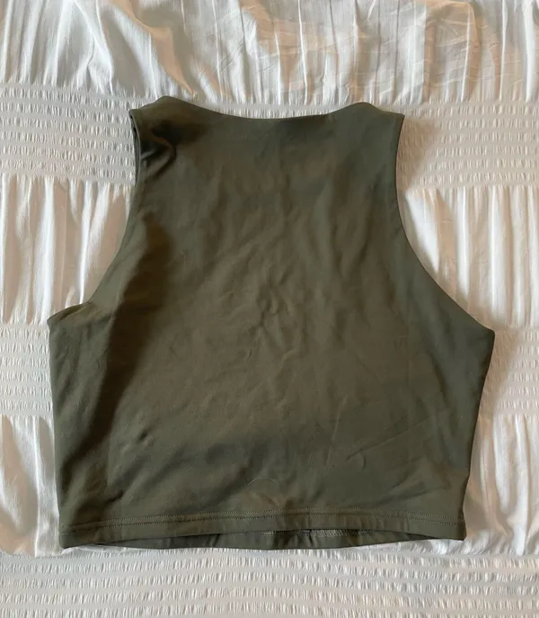 Amazon Double Lined High Neck Crop Tank - Image 2