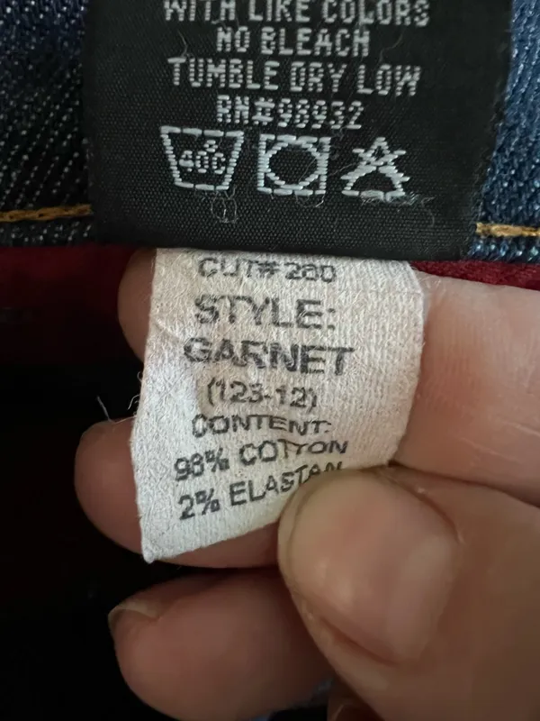 Red Engine Garnet‎ Vintage Bootcut Flare Denim Jeans - Image 11