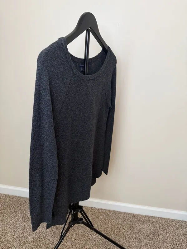American Eagle Outfitters Women's Charcoal Grey Knit Sweater Size‎ M - Image 4