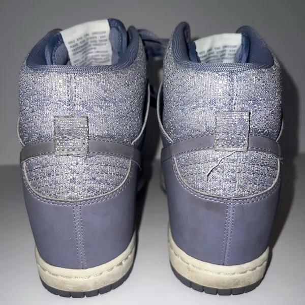 Nike Women's High-Top Wedge Athletic Shoes in Slate Gray - Image 3