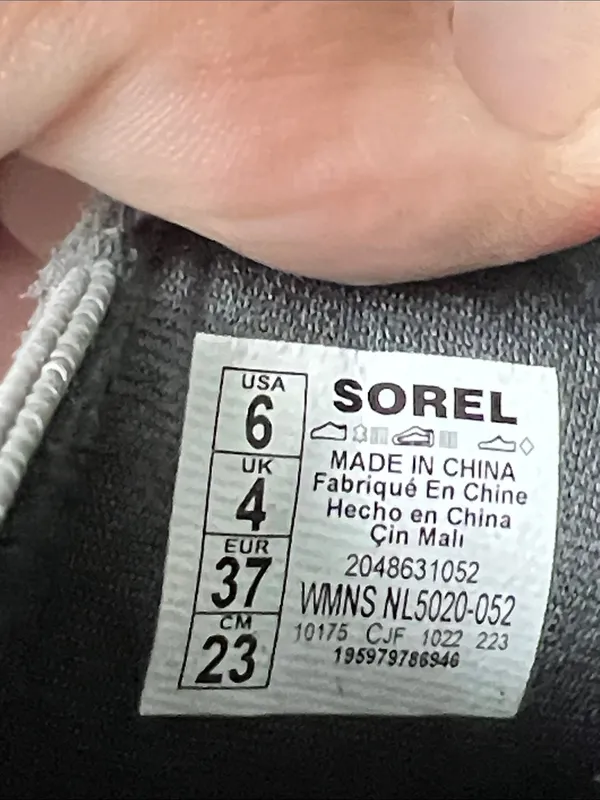 Sorel Women’s Gray Wedge Ankle Boots, size 6 ➡️ - Image 8