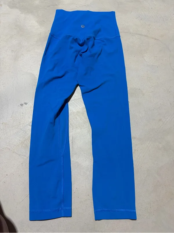Lululemon align crop Bright Blue leggings 0 - Image 3