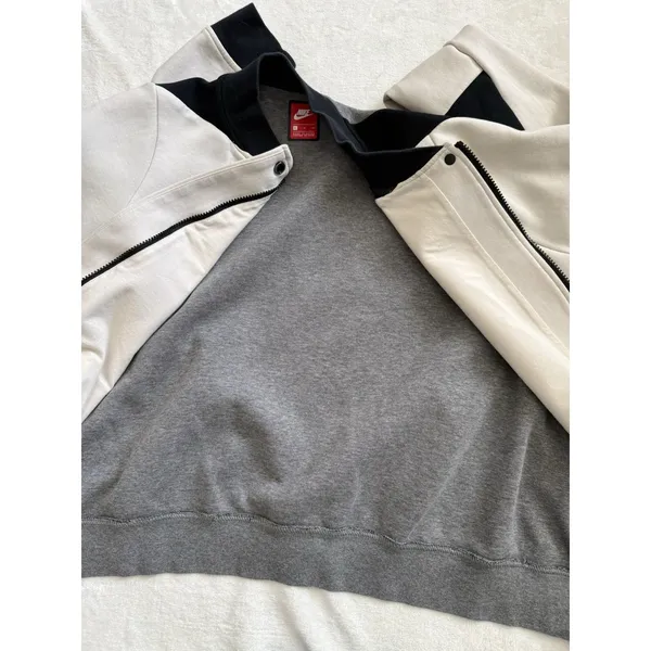 Nike SB Youth XLarge Gray Crewneck Sweatshirt Camo Swoosh Fleece Pullover - Image 6