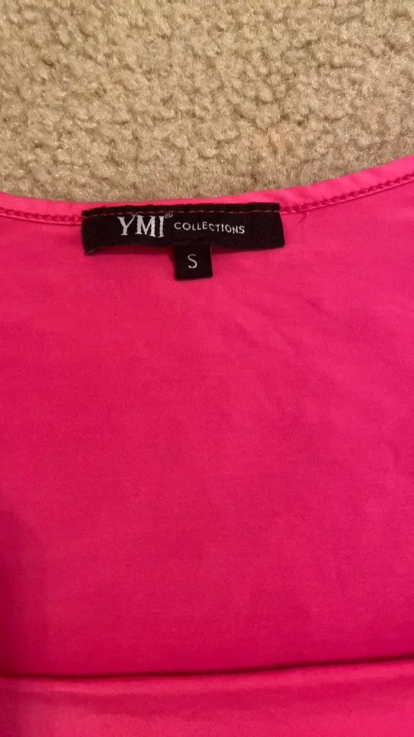 YMI Pink Top Square Neck - Image 3