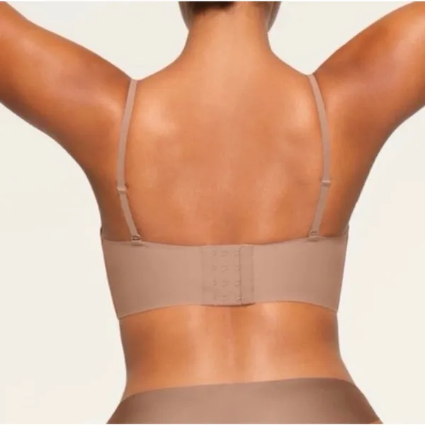 SKIMS Deep Plunge Shapewear Bra Size XS New Brown Tan - Image 8