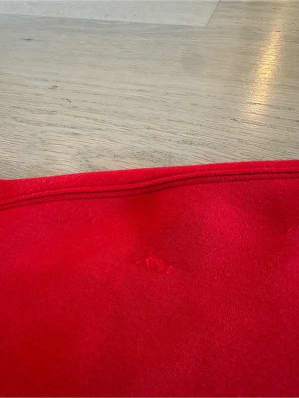 Spanx AirEssentials cropped pocket shorts sleeve top red size XL - Image 11