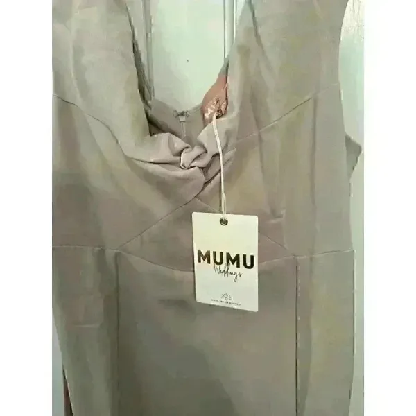 Show Me Your Mumu oyster color Zurich knot gown‎ NWT size XL - Image 2