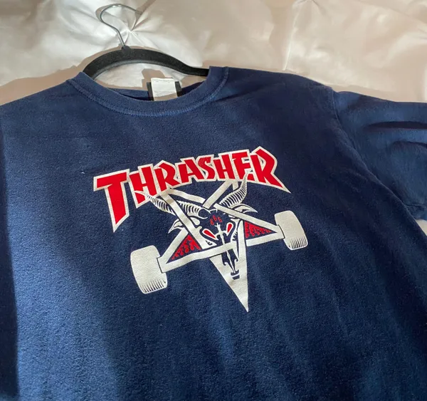 Thrasher blue tshirt - Image 2