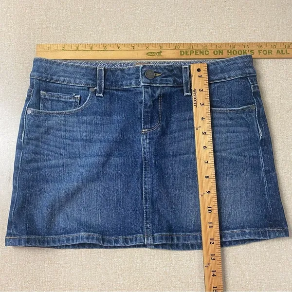 Paige Malibu Mini Blue Jeans Skirt Size 29 - Image 2