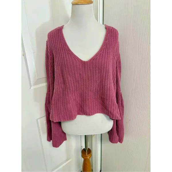 Free People Damsel Bell Sleeve Sweater - Image 5