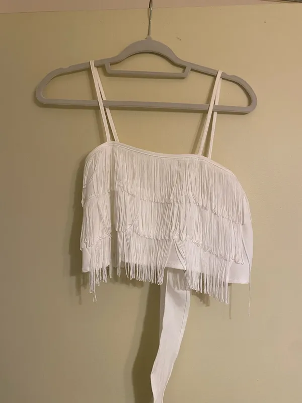 Altar'd State Fringe self tie top - Image 3