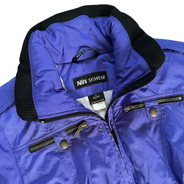 One Piece NILS Vintage Purple Ski Suit 4P - Image 11