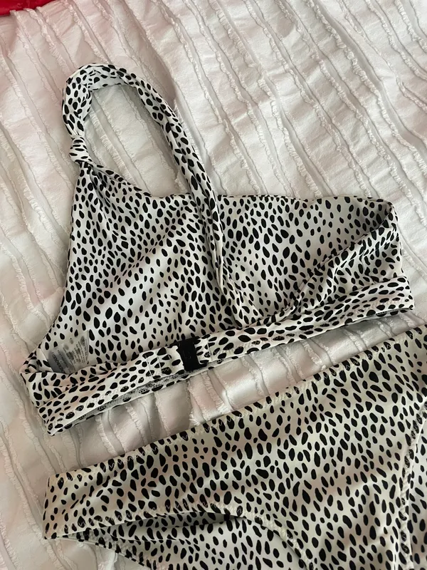 Blackbough Polka Dot One Shoulder Bikini Set - Image 2