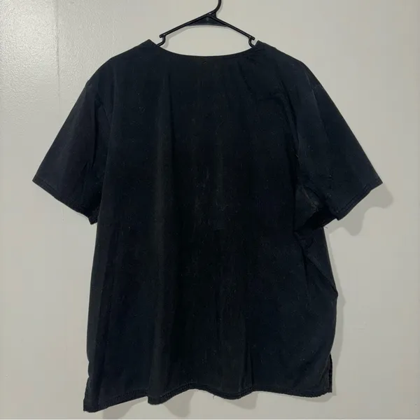 Scrubstar Black V-Neck Women's Scrub Top - Image 3