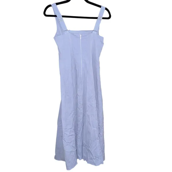 Abercrombie and fitch The A&F Mila Midi Dress corset lilac blue size SP spring - Image 9