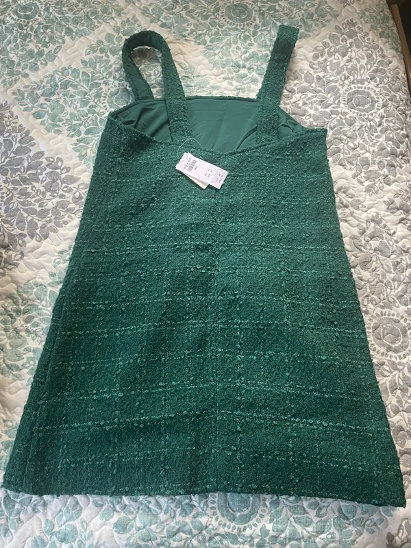 Abercrombie Tweed Shift Mini Dress NWT Size Small - Image 4