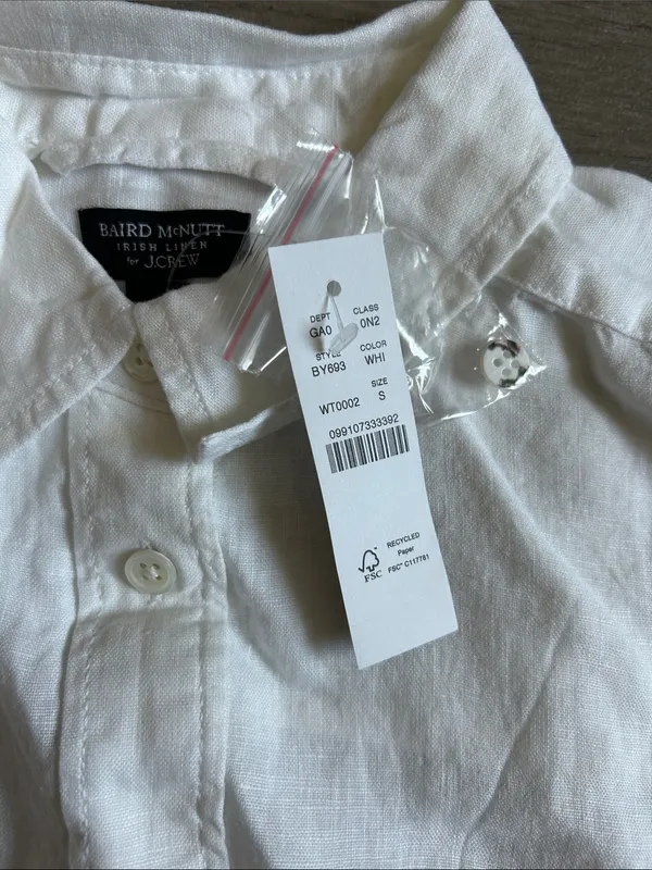 J. Crew Capitaine shirt in Baird McNutt Irish linen - Image 4