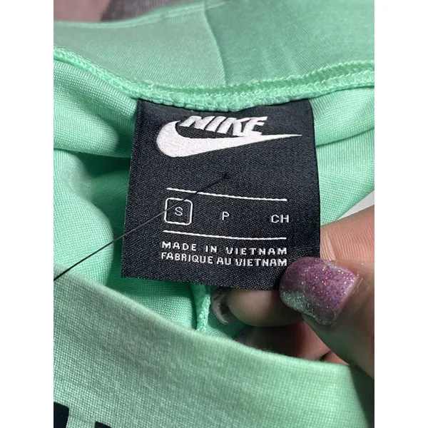 Nike Sportswear Street Bike Shorts‎ Tight Fit Small Green/White NWT Bin12 - Image 2