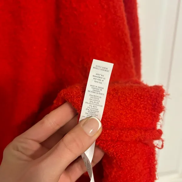 Aerie Chillside Turtleneck Sweater Red - Image 5