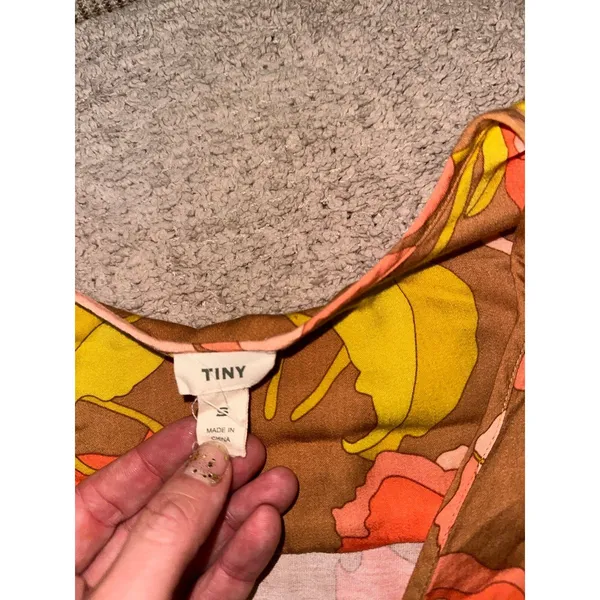 Anthropologie Tiny floral top - Image 2