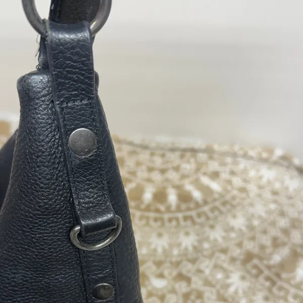Luck Brand Black Leather Hobo Bag/ Tote - Image 15