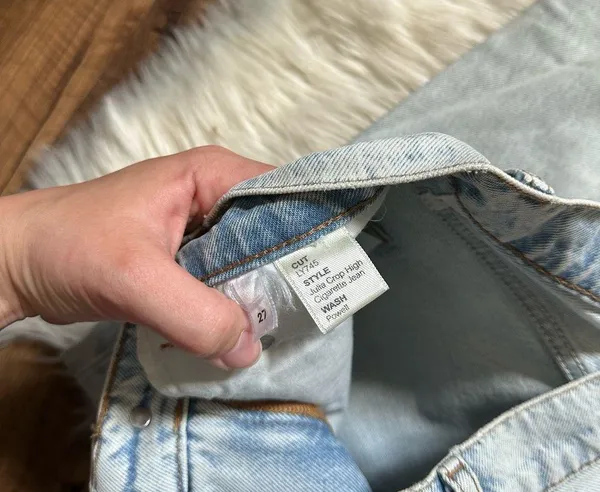REFORMATION Julia Crop High Cigarette Jean In Powell - Image 5