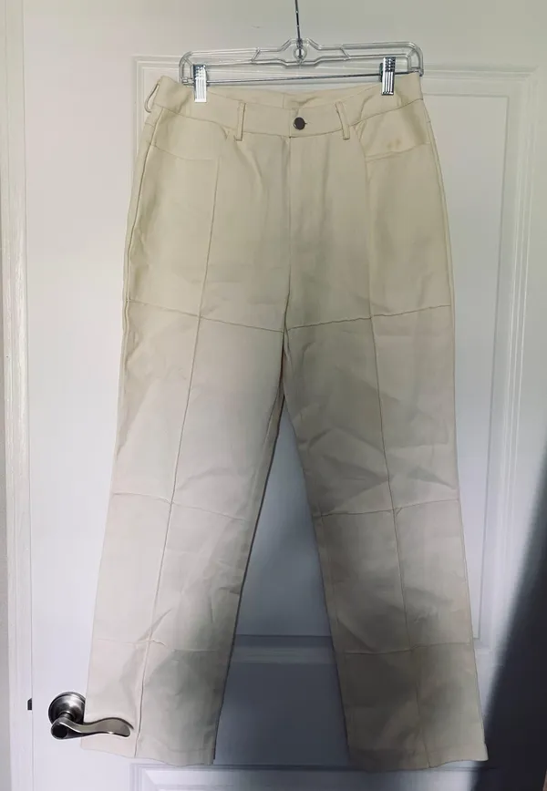 Cider Cream Wide Leg Pants - Image 3
