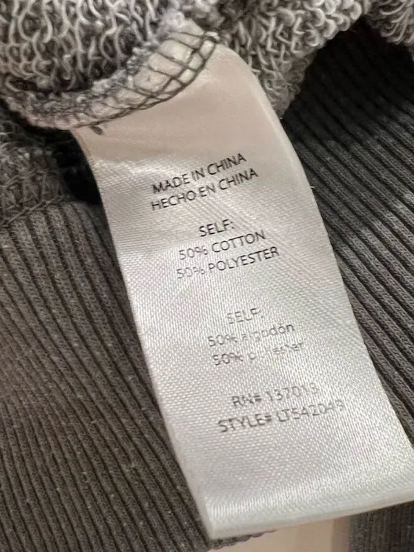 Wildfox “Sorry I’m Latte” Graphic Sweatshirt | Gray | Size S - Image 3