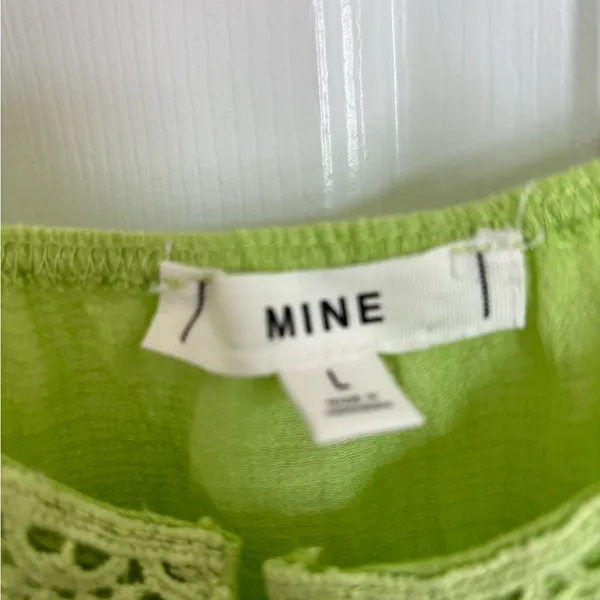 MINE boutique tank lace cami Green Size L - Image 12