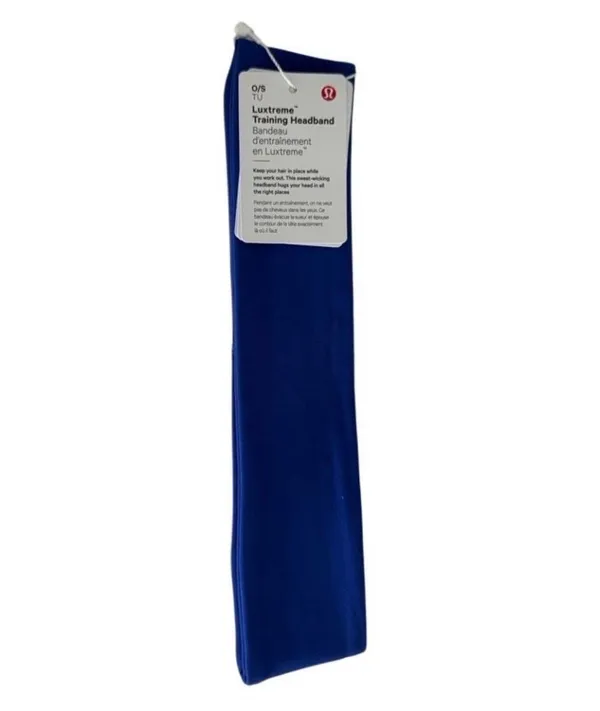 Lululemon Women's Luxtreme Training Headband Beach Ball Blue - Image 5