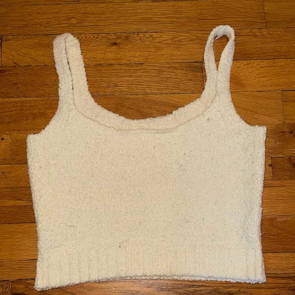 Skims‎ Cozy Knit Off White Tank Top size S/M - Image 3