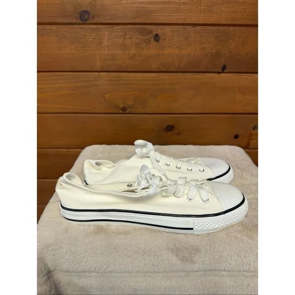 All Sport White canvas Sneakers Sz 43 (12.5)NWOT *** - Image 2