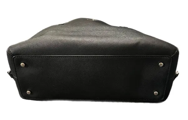 Kate Spade Patterson Drive Large Dome Satchel Black Leather Handbag Purse - Image 4