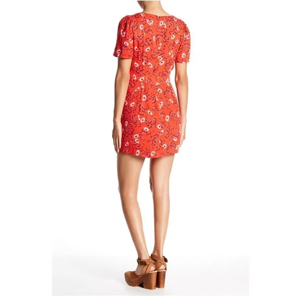 Free People Jinx Floral Mini Dress Romper Size 4‎ - Image 3