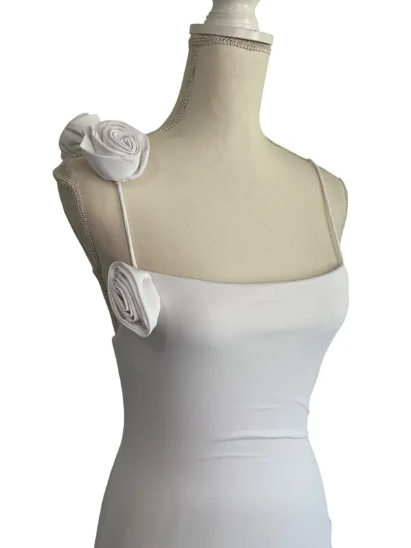 MORE TO COME Maritza Maxi Dress in White Small New Womens Long Gown - Image 6