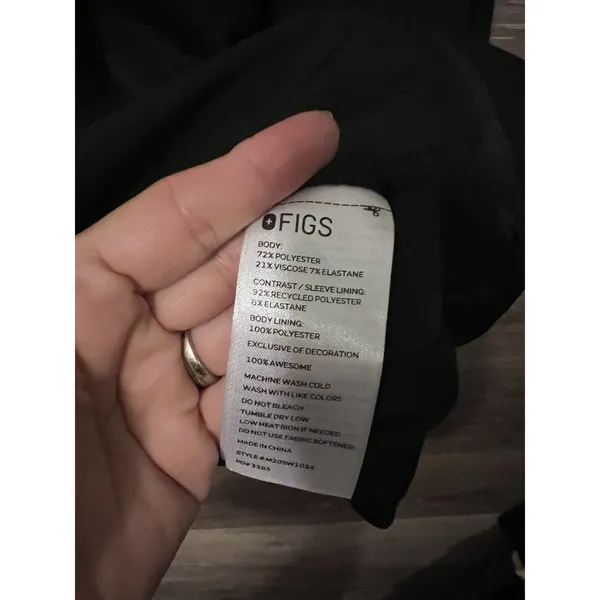 FIGS Jacket 2XL Black Technical Collection Windbreaker Ayla Healthcare Logo - Image 8