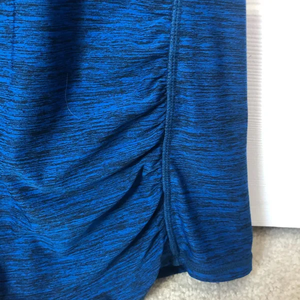 Women’s blue racer back workout tank - Image 3