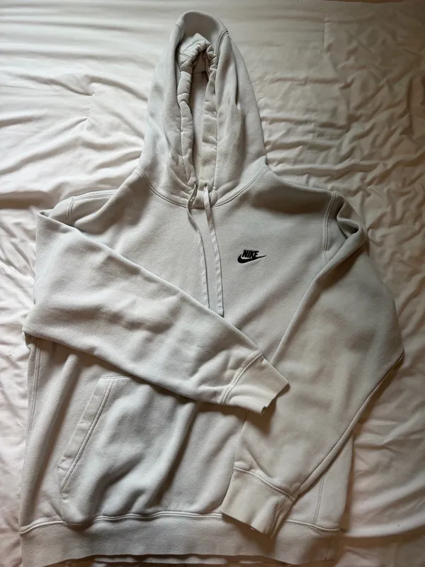 White Nike Hoodie Men’s - Image 2