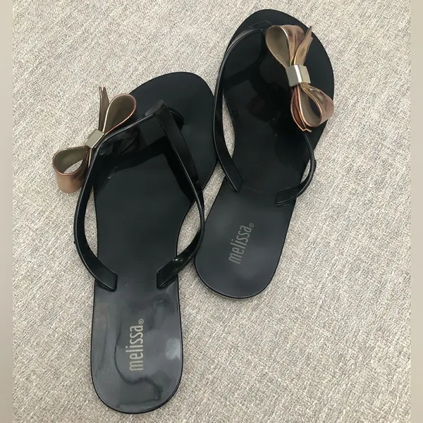 NWOT Melissa Black Jelly Sandals - Image 4