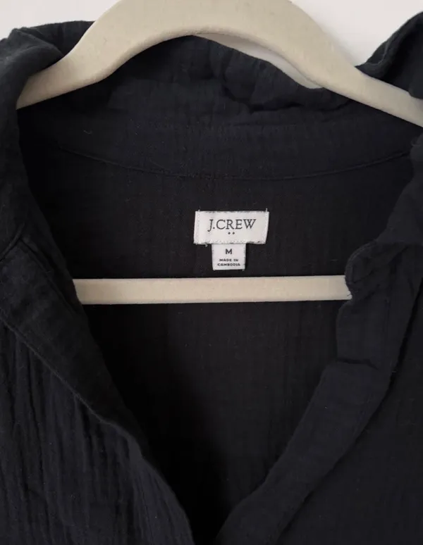 J. Crew 100% Cotton Collared Dress - Image 2
