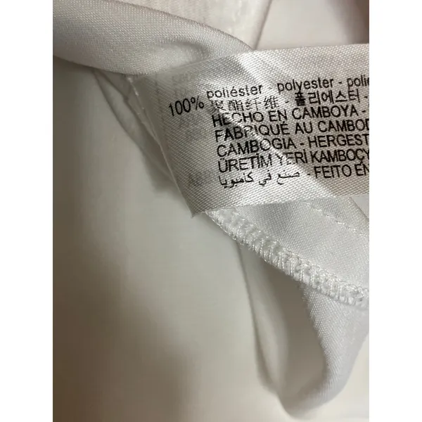 Zara Women's White Silky Satin Collared Long Sleeve Button Down Shirt Top Size M - Image 6