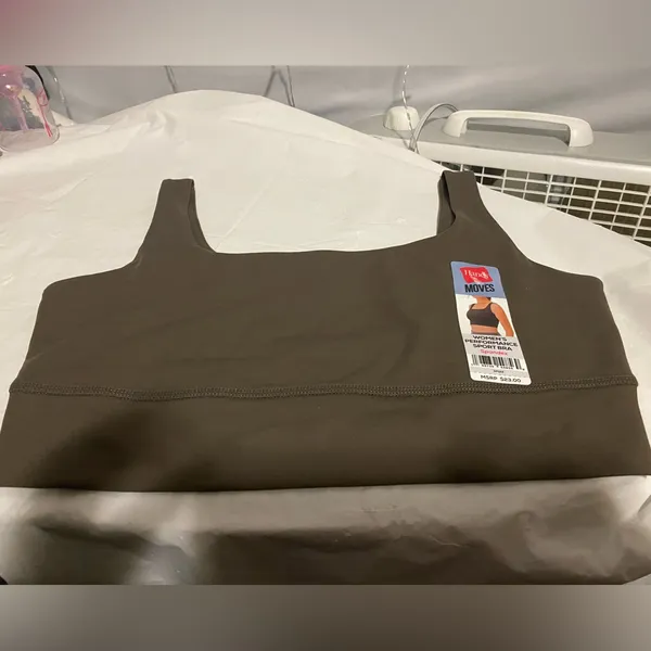 Hanes Dark Brown Sports Tank Top - Image 2