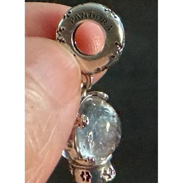 Pandora One in a Million Snowflake Snow Globe Dangle Charm 792369C01 S925 - Image 4