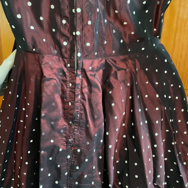 Vintage 50s/60s Full Circle Cocktail Party Dress XS/S - Image 8