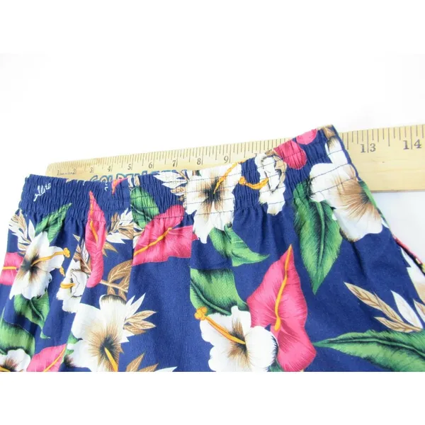 Vtg Shannon Marie Hawaiian Floral‎ Shorts Hibiscus Sz M USA Hawaii High Waist - Image 6