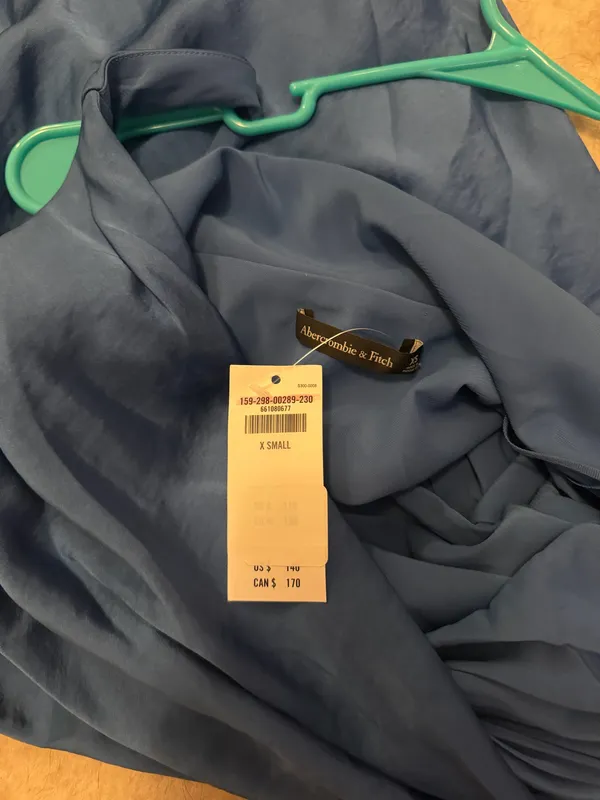 Abercrombie Midi Dress Satin - Image 4