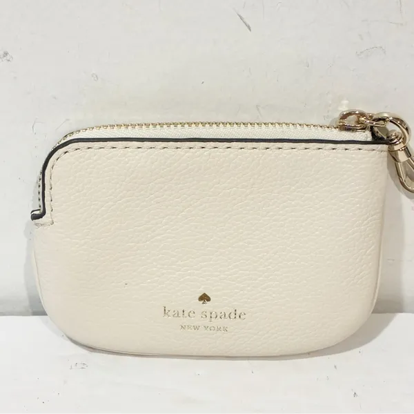 Kate Spade New York Cream‎ Rosie Pebbled leather Coin Purse - Image 4