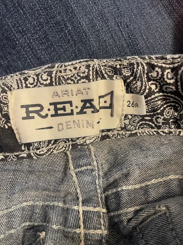 Real Denim Mid-Rise Straight Women’s Ariat Jeans - Image 4