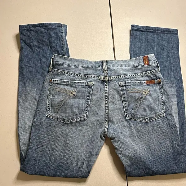 7 For All Mankind dojo two tone jeans 28 - Image 8